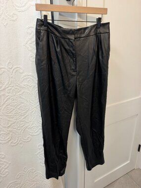 Express women's pleather pants size 10